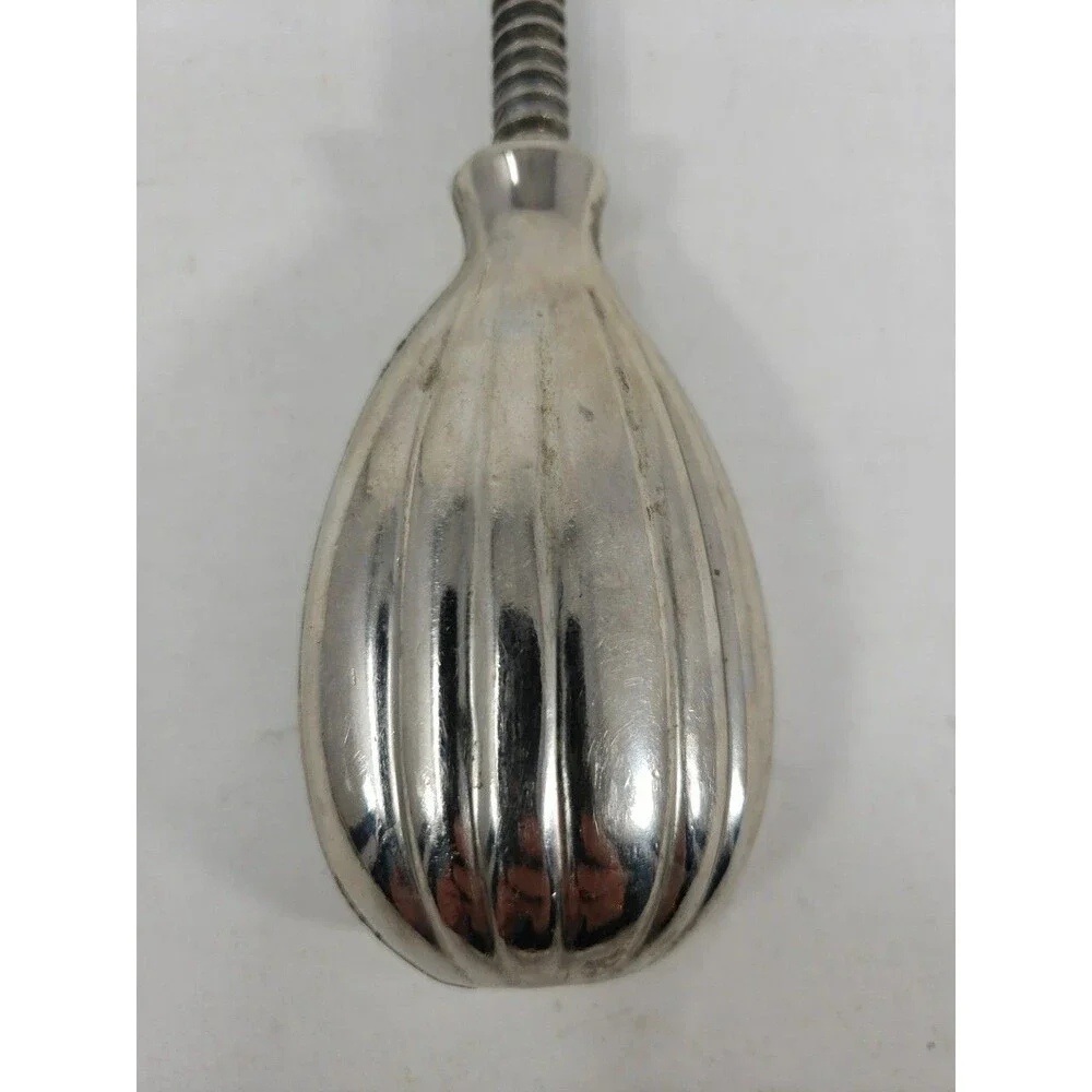 Vintage Nut Cracker Screw Type T-Handle Pineapple Shaped All Metal HMQ Style